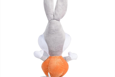 for Pets Bugs Bunny Halloween Big Head Pumpkin Plush Dog Toy | Stuffed Animal Toy for Dogs, Medium Dog Toy Bugs Bunny Squeaky Dog Toy Dog Chew Toy, 9 Inch, (FF16973)