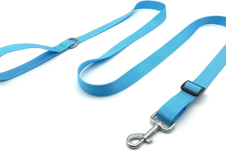 Adjustable Nylon Dog Leash, 6 Foot Long Dog Leashes for Medium Large Dogs
