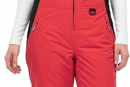 Womens Ski Snow Bibs Pants Insulated Water Resistant Overalls Snowboarding Winter Waterproof Pants Women